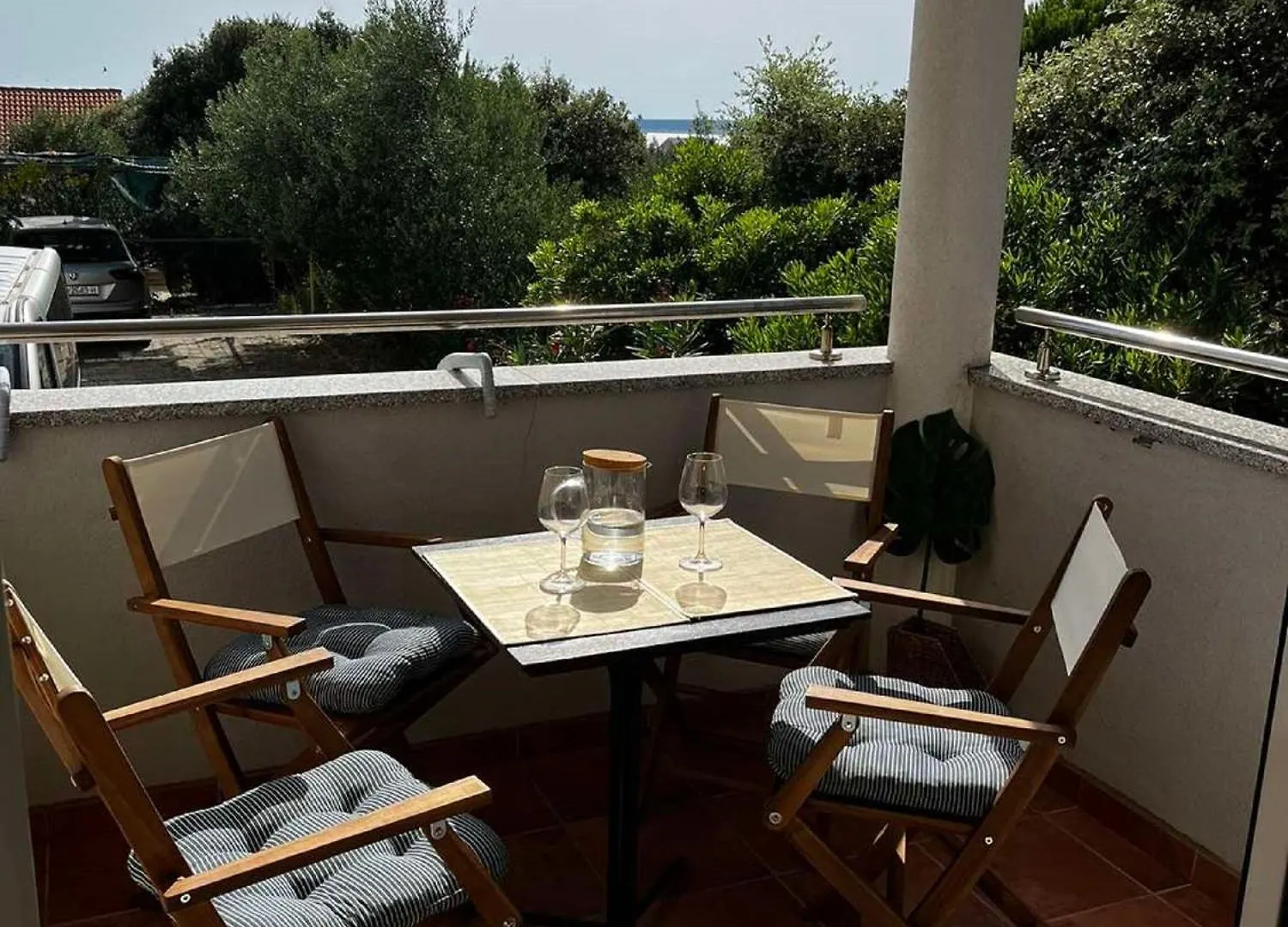 Appartement In Mandre Mit Eigener Terrasse Apartman